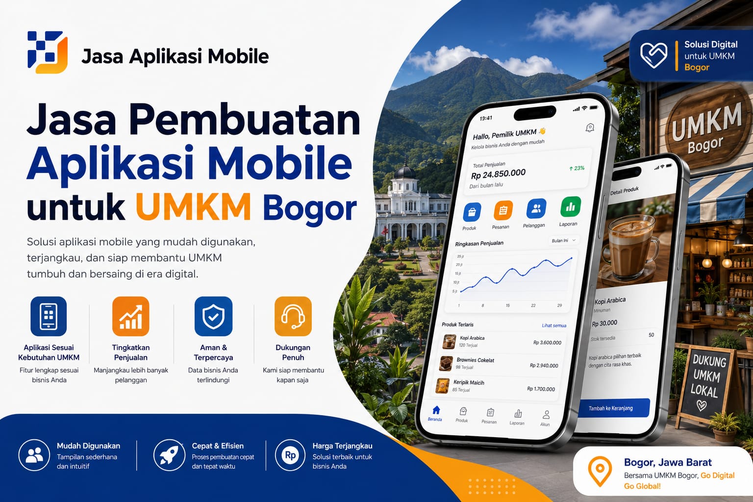 Jasa Pembuatan Aplikasi Mobile untuk UMKM Bogor